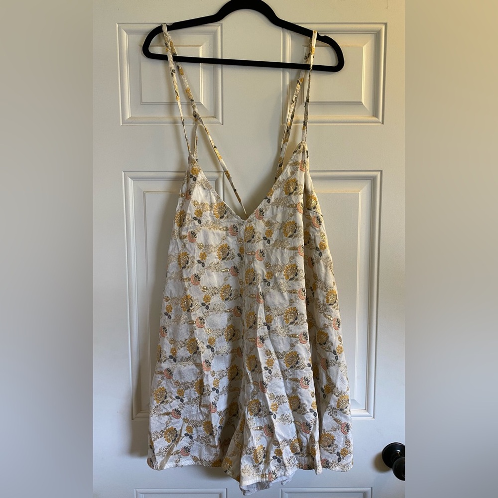 Free People Chiara Printed Jacquard Romper - Picture 6 of 13